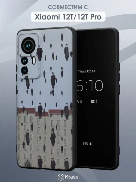 Kcase Чехол на Xiaomi 12T 12T Pro с принтом Голконда