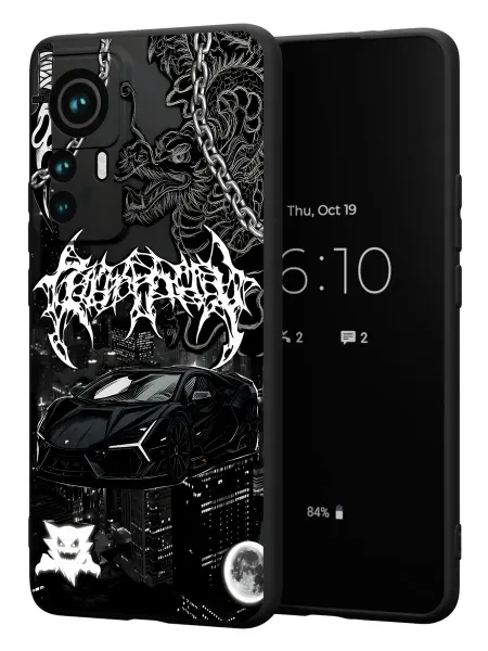 PBl store Чехол на Xiaomi 12T 12T Pro с принтом Pinterest Готика