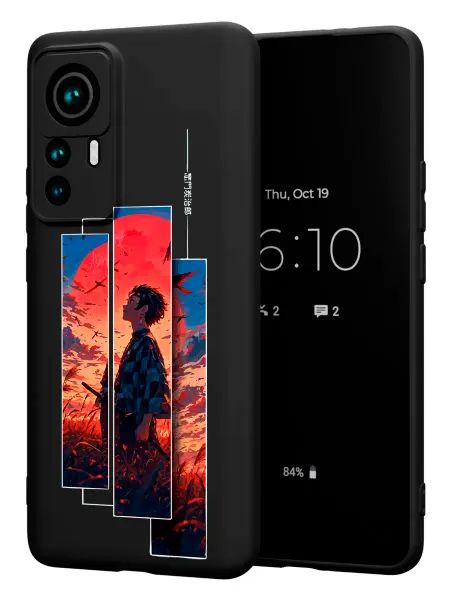 PBl store Чехол на Xiaomi 12T 12T Pro с принтом Аниме Клинок