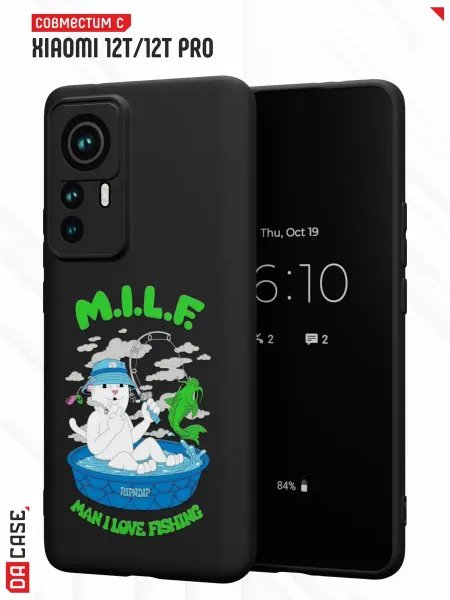 DACase Чехол на Xiaomi 12T12T Pro с принтом MILF