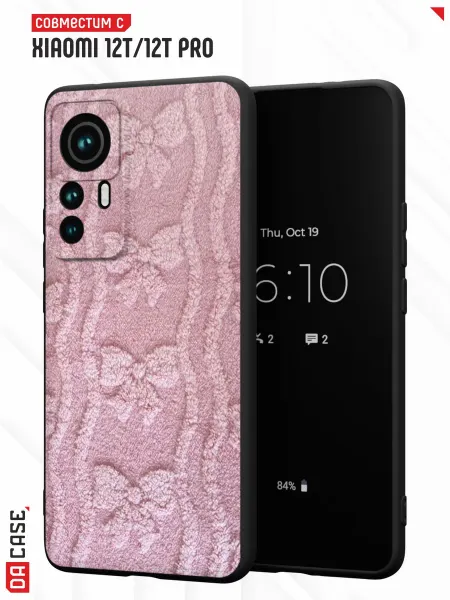 DACase Чехол на Xiaomi 12T12T Pro с принтом Кружево