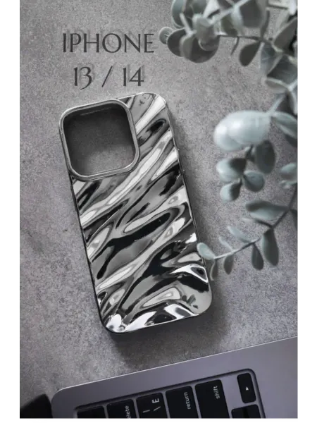 My Device My Life Чехол на iPhone 13 14 металлик