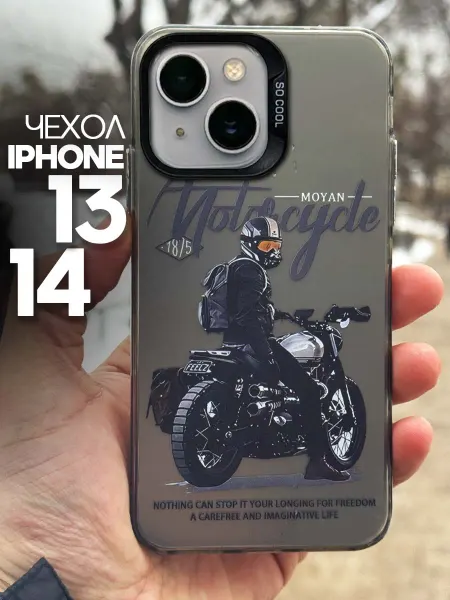 MGOO чехол на iPhone 13 14 Байкер
