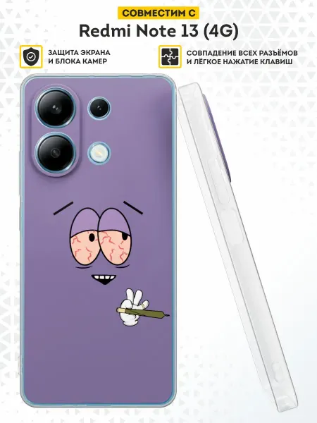 DesignOnCase Чехол на Xiaomi Redmi Note 13 (4G) с принтом Аниме