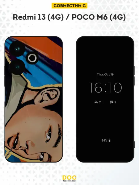 DesignOnCase Чехол на Xiaomi Redmi 13 (4G) с принтом Намджун