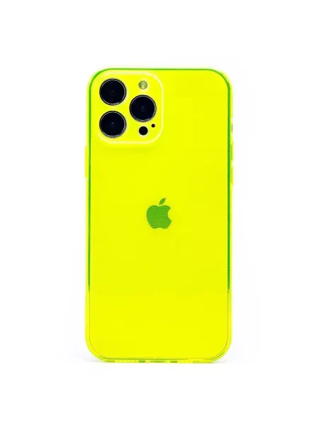 Акмис Чехол-накладка для Apple iPhone 13 Pro Max (прозрачный желт