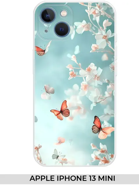 NOOTO Чехол на Apple iPhone 13 mini бабочки
