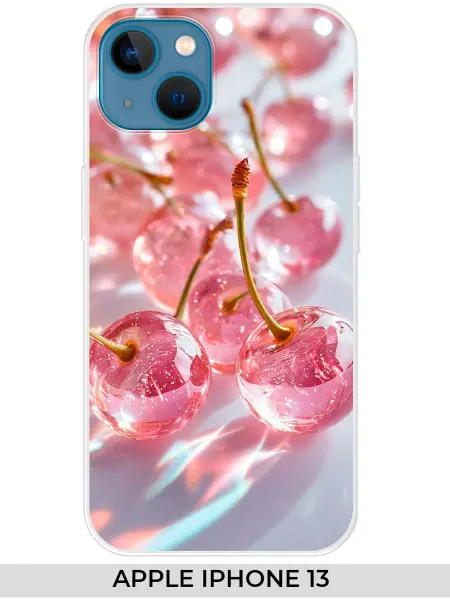 NOOTO Чехол на Apple iPhone 13 (для Айфон 13) вишня
