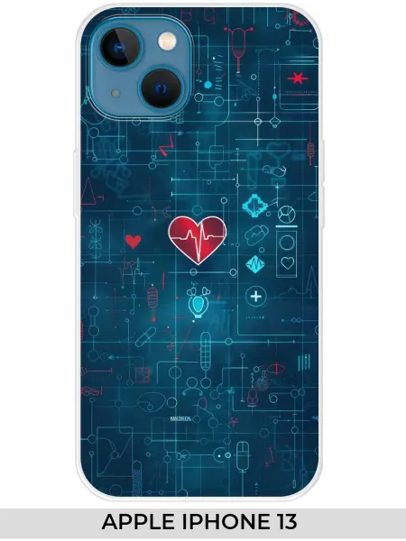 NOOTO Чехол на Apple iPhone 13 (для Айфон 13) медицинский