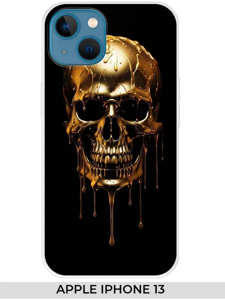 NOOTO Чехол на Apple iPhone 13 (для Айфон 13) череп