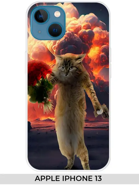 NOOTO Чехол на Apple iPhone 13 мем, смешная