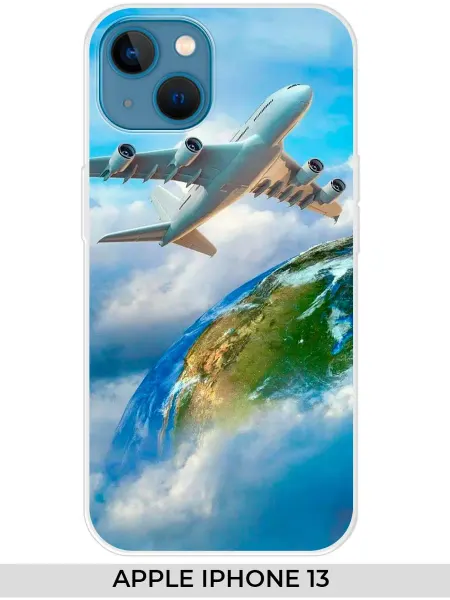 NOOTO Чехол на Apple iPhone 13 самолетом