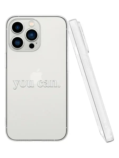 QuestCase Чехол на Apple iPhone 13 Pro с принтом Мотивация