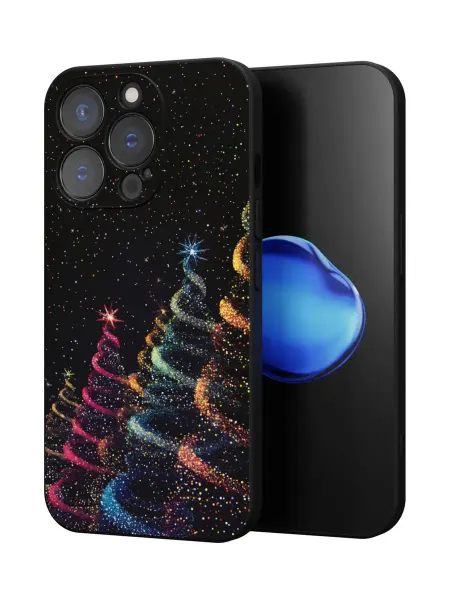 QuestCase Чехол на Apple iPhone 13 Pro с Новогодним принтом