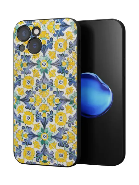 QuestCase Чехол на Apple iPhone 13 с принтом Узоры