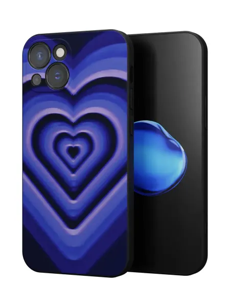 QuestCase Чехол на Apple iPhone 13 с принтом Сердце