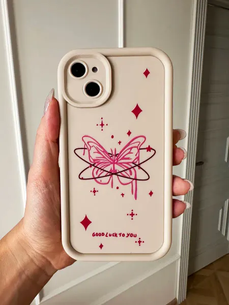 Banana! Чехол на iPhone 13 Айфон 13 с бабочкой