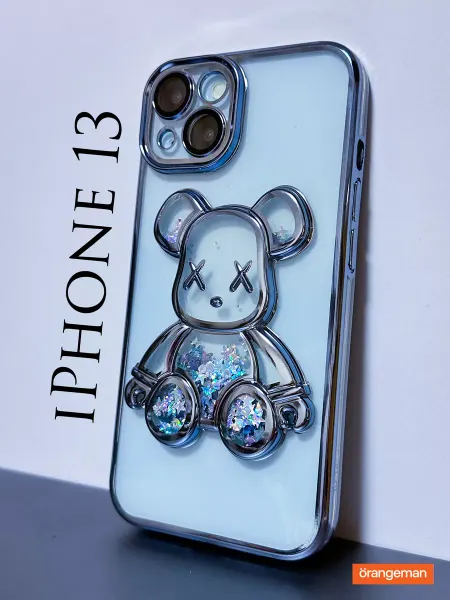 Orangeman Чехол на iphone 13 айфон 13 мишкой Bearbrick