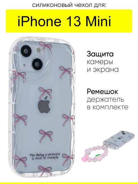КейсБерри. Чехол для iPhone 13 Mini, серия Small bows