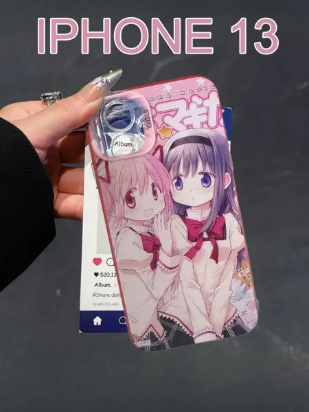 CASE HOUSE Чехол на iPhone 13 силиконовый с анимэ
