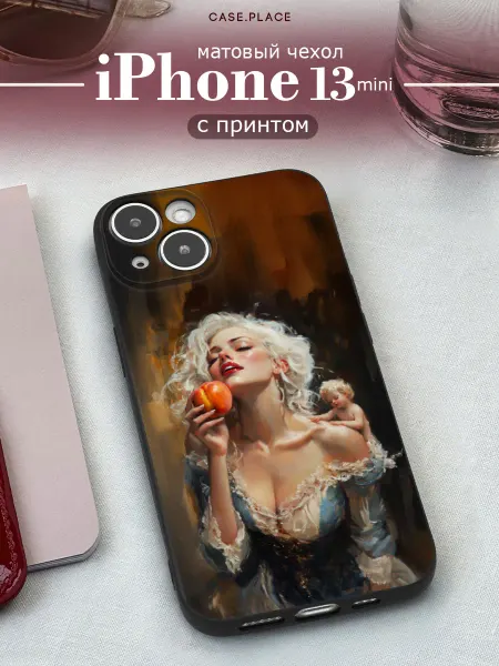 Case Place Чехол на iPhone 13 mini с девушкой