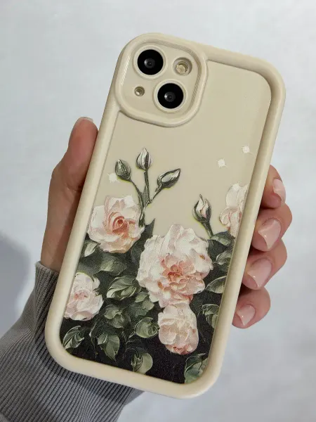 CaseLove Чехол на iPhone 13 с принтом Цветы