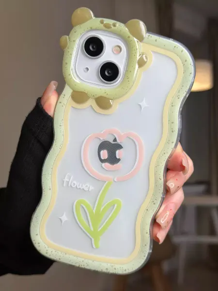 DropCase Чехол на Iphone 13 объемный с принтом волнистый эстетичный