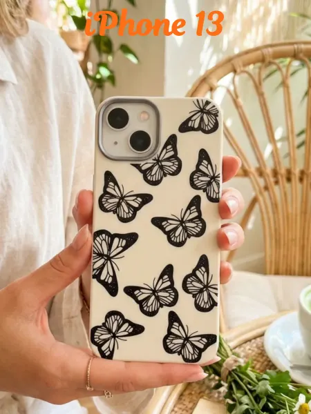 FuturaCase Чехол на iPhone 13 " Бабочки"