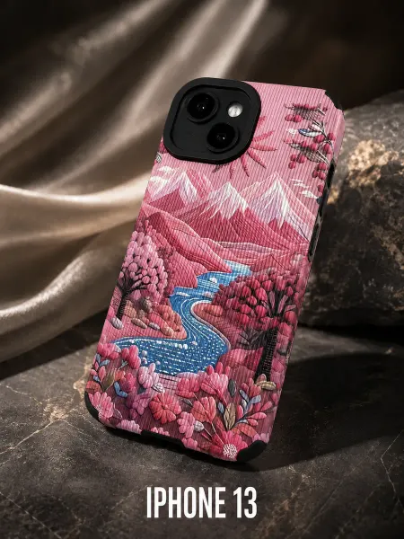 Kitniss Чехол на iphone 13 с принтом гор
