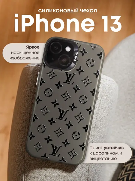 TiA MaX Чехол на iPhone 13 с принтом Louis Vuitton