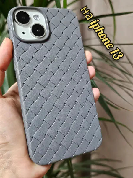 Pigeon1 Чехол на iphone 13 плетеный боттега