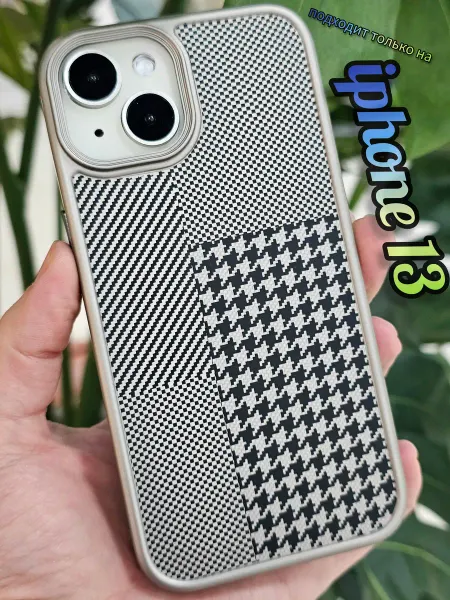 Pigeon1 Чехол на iphone 13 карбон медь титан