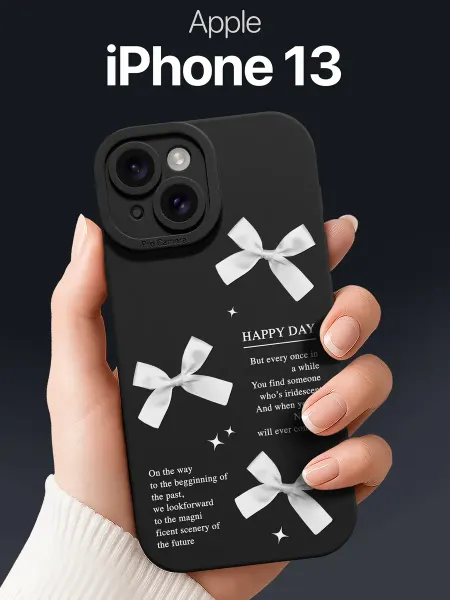 SCDesign Чехол на iPhone 13 с бантиками