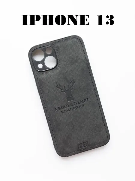 TelCase Чехол кожаный на iPhone 13 с рисунком