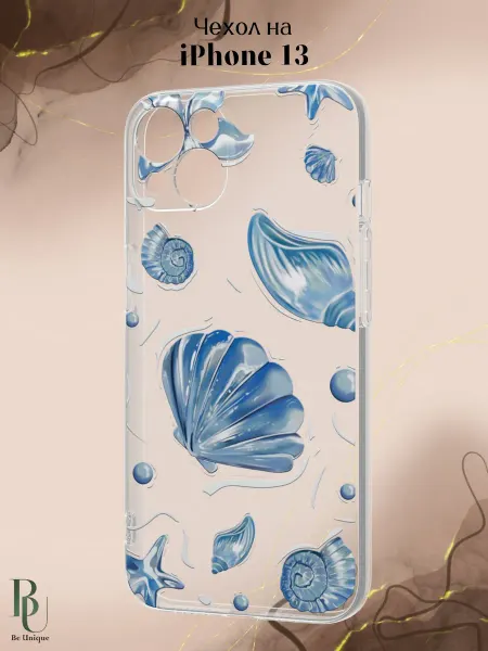 Be Unique Чехол на iPhone 13 с морским принтом