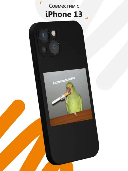 Мобилиус Чехол на iPhone 13 с принтом Мем