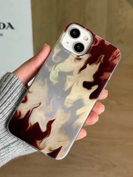 Чехол на iPhone 13 с принтом огонь