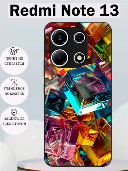 Li&Va Чехол на Redmi Note 13 абстракция