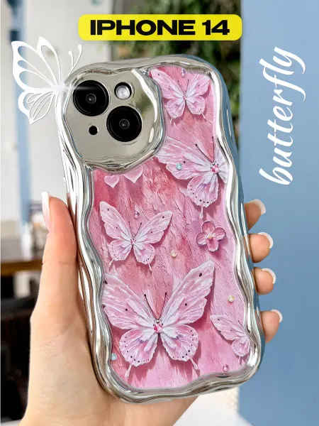 1A-Case Чехол на iphone 14 с бабочками