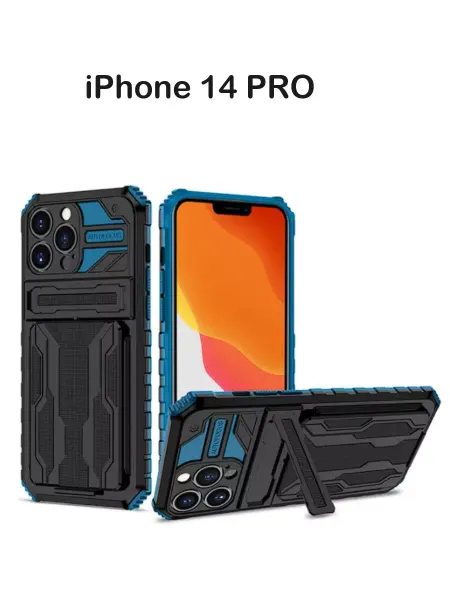 Black_suit Чехол с картхолдером на IPhone 14 Pro