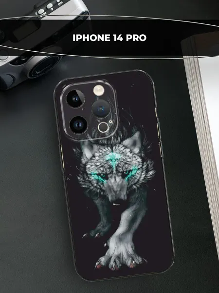 Avocase Чехол на Apple iPhone 14 Pro волк