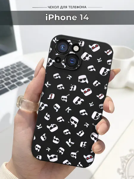 SLP Case Чехол на Apple iPhone 14 Karl Lagerfeld