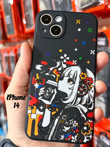 CoLoR CaSe Чехол на iPhone 14 с аниме принтом
