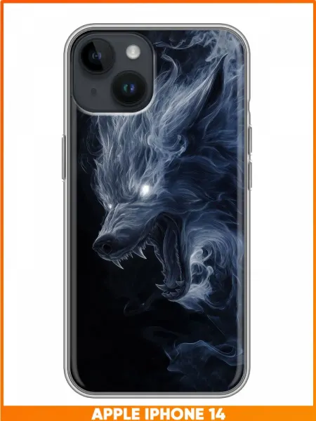 Case Face Чехол на Iphone 14 с принтом Волк