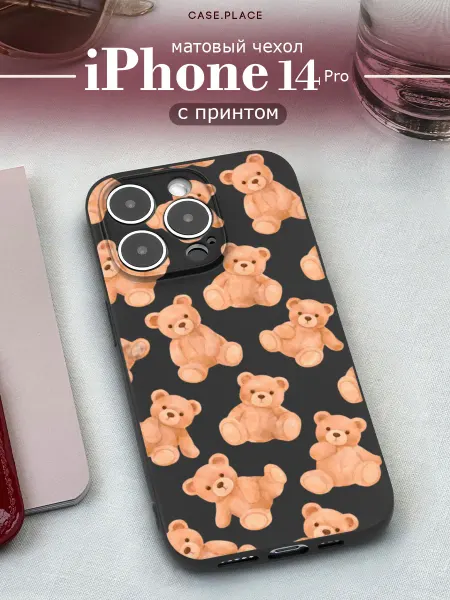 Case Place Чехол на iPhone 14 Pro мишка