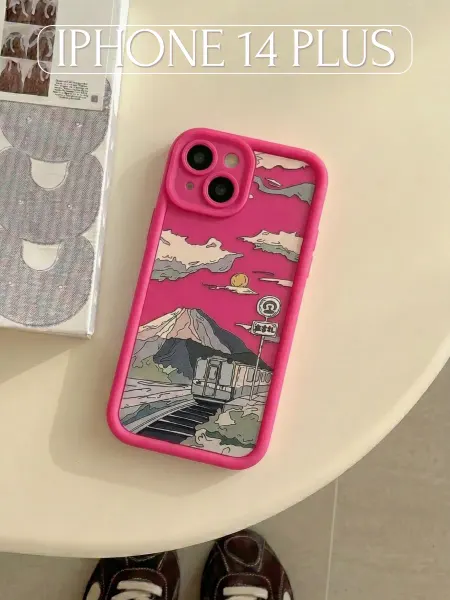 Case pro Чехол для iPhone 14 Plus с принтом, защитный