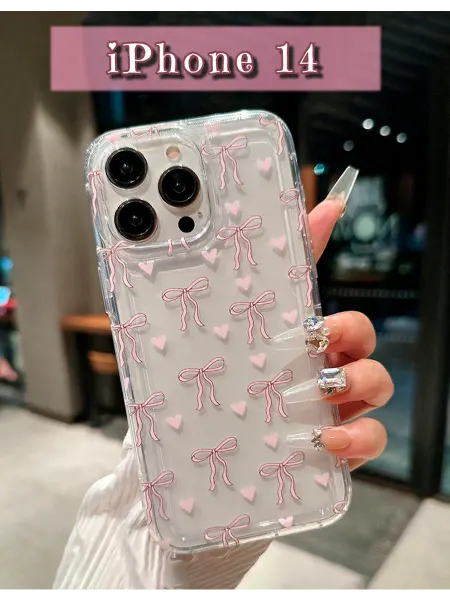 Popup case Чехол на iPhone 14 c бантиками