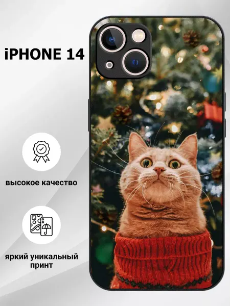 AA'case Чехол на iphone 14 кот