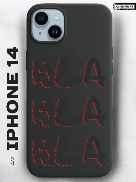 CasePrint Чехол на iPhone 14 с принтом силиконовый