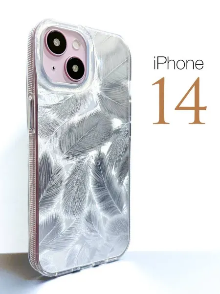 Good Luck Clover Чехол на iphone 14 Перо